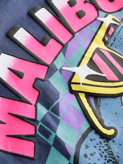 Blau/Rosa, Sommer-Prints - Kurzarm-T-Shirts mit Grafik in normaler Passform aus 100 % Baumwolle im 3er-Pack (3–16 Jahre) - Bild 8 von 8
