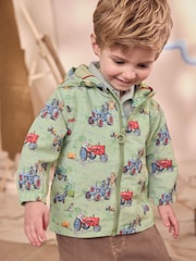 Green Tractor Print Jacket (3mths-7yrs) - Image 1 of 11