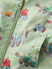Green Tractor Print Jacket (3mths-7yrs) - Image 11 of 11