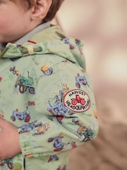 Green Tractor Print Jacket (3mths-7yrs) - Image 6 of 11