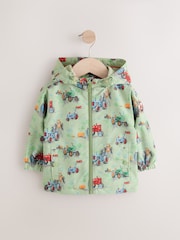 Green Tractor Print Jacket (3mths-7yrs) - Image 8 of 11