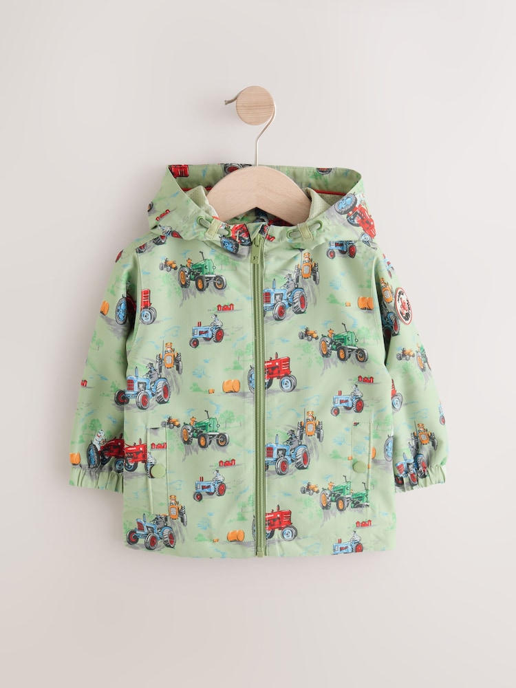 Green Tractor Print Jacket (3mths-7yrs) - Image 8 of 11