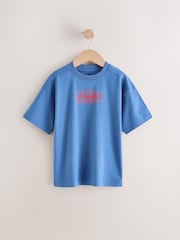 Red/Blue/White Truck Relaxed Fit Graphic Print Short Sleeve T-Shirts 3 Pack (3-16yrs) - Image 4 of 7