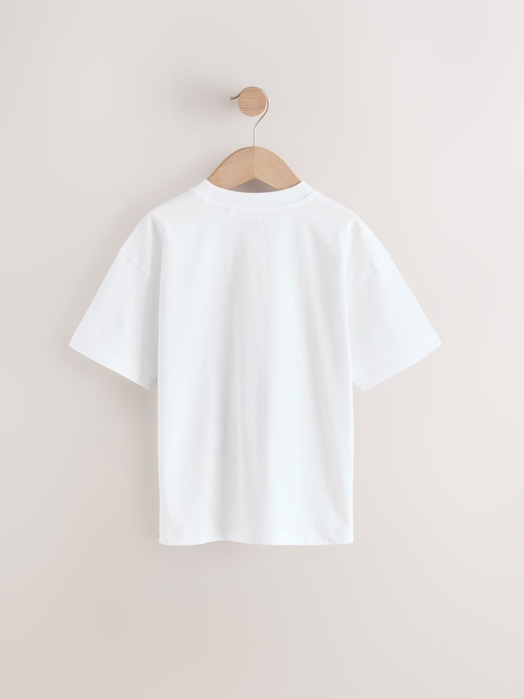 Red/Blue/White Truck Relaxed Fit Graphic Print Short Sleeve T-Shirts 3 Pack (3-16yrs) - Image 5 of 7