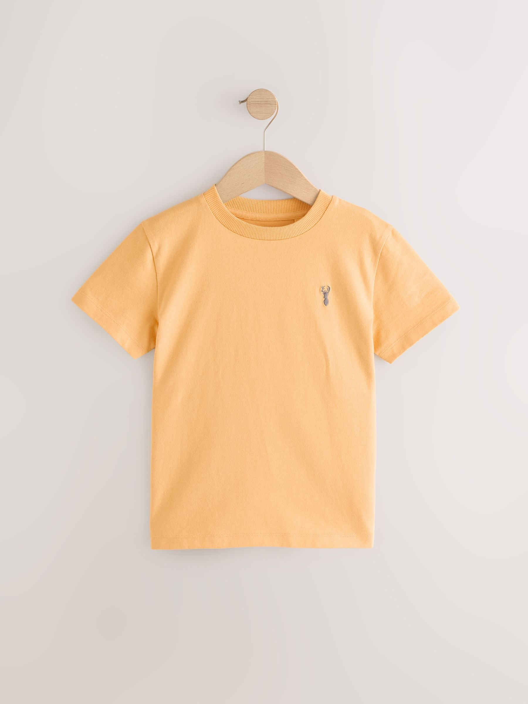 エグランティーヌ EGLANTINE MICAスパンコールロゴ半袖Tシャツ【日本製】 （イエロー） エグランティーヌ EGLANTINE MICAスパンコールロゴ半袖Tシャツ