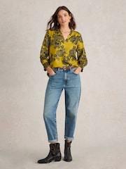 White Stuff Blue Tilly Tapered Jeans - Image 3 of 6