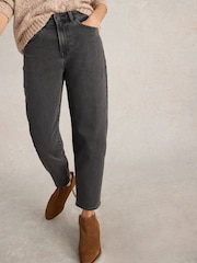 White Stuff Black Tilly Tapered Jeans - Image 3 of 6