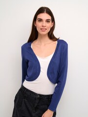 Kaffe Slim Fit Kaastrid Bolero Long Sleeves Cardigan - Image 1 of 6
