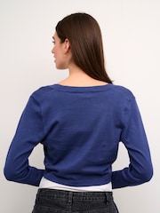Kaffe Slim Fit Kaastrid Bolero Long Sleeves Cardigan - Image 2 of 6