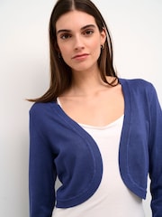 Kaffe Slim Fit Kaastrid Bolero Long Sleeves Cardigan - Image 4 of 6