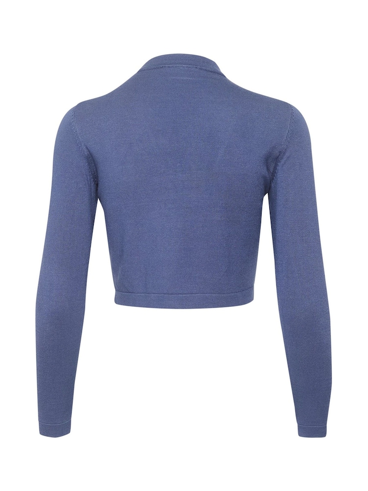 Kaffe Slim Fit Kaastrid Bolero Long Sleeves Cardigan - Image 6 of 6