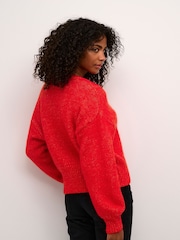 Kaffe Katrina V-Neck Casual Fit Pullover Jumper - Image 2 of 6