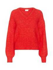 Kaffe Katrina V-Neck Casual Fit Pullover Jumper - Image 5 of 6