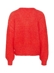 Kaffe Katrina V-Neck Casual Fit Pullover Jumper - Image 6 of 6
