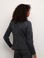 Kaffe Grey KAjenny Notch Lapel Regular Fit Blazer - Image 2 of 6