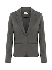 Kaffe Grey KAjenny Notch Lapel Regular Fit Blazer - Image 5 of 6