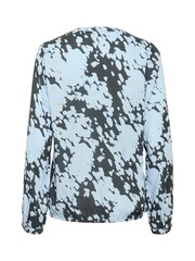 Kaffe KAditte V-Notch Neck Elastic Hem Blouse - Image 6 of 6