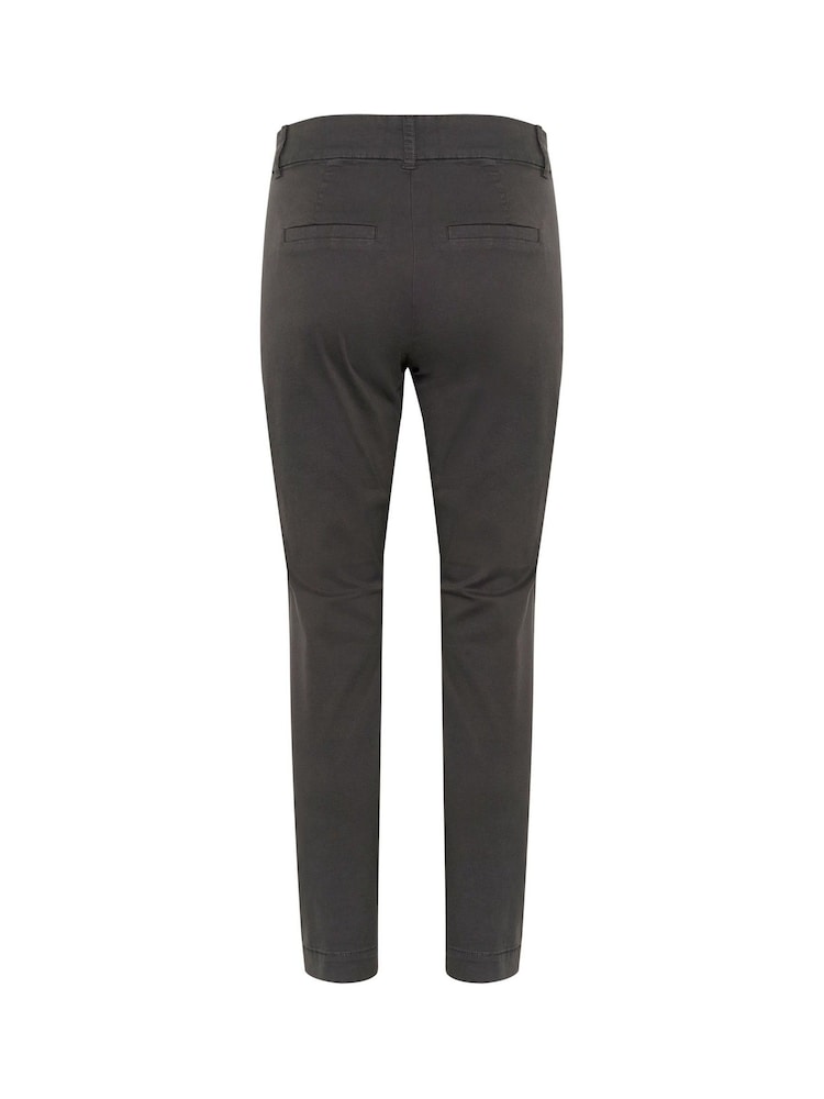 Kaffe Grey Kamette Cropped Leg Suit Trousers - Image 2 of 2