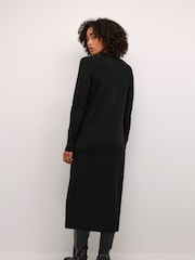 Kaffe Hectra Long Sleeve Collar Knit 100% Cotton Dress - Image 3 of 6