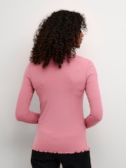 Kaffe KAdrew Turtleneck Long Sleeve T-Shirt - Image 2 of 6