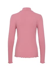 Kaffe KAdrew Turtleneck Long Sleeve T-Shirt - Image 6 of 6