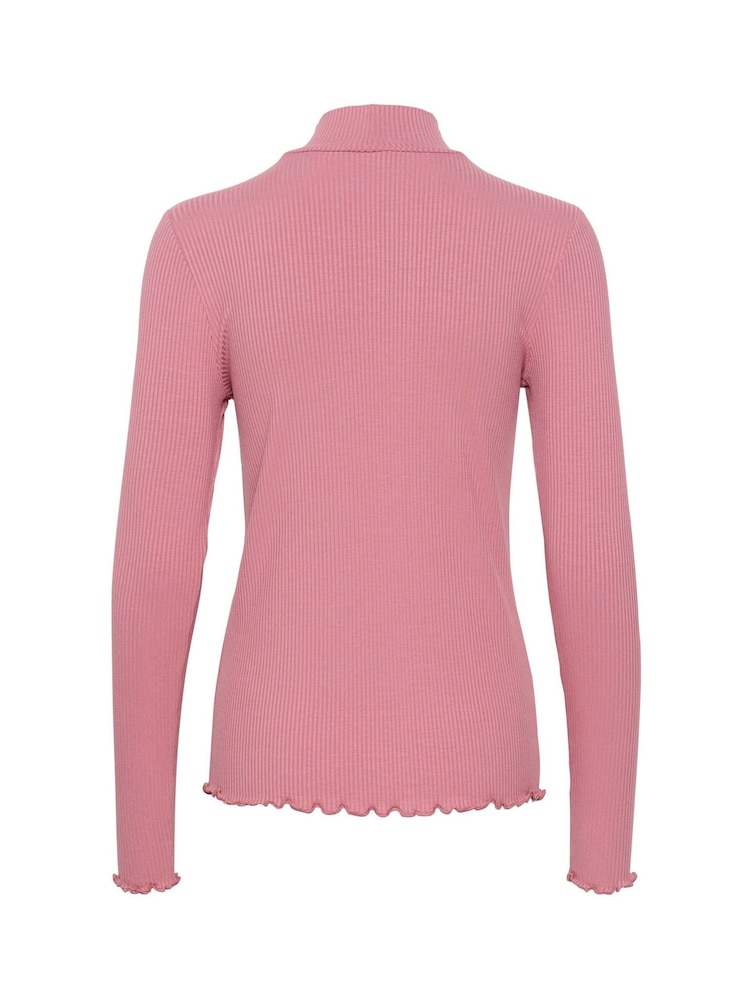 Kaffe KAdrew Turtleneck Long Sleeve T-Shirt - Image 6 of 6