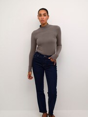 Kaffe KAdrew Turtleneck Long Sleeve T-Shirt - Image 3 of 6