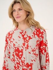 Kaffe Kalouise Round Neck Maxi Shirt Black Dress - Image 3 of 5