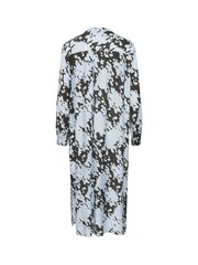 Kaffe Kalouise Round Neck Maxi Shirt Black Dress - Image 5 of 5