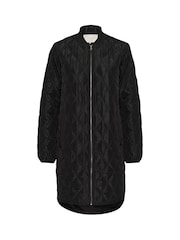 Kaffe Casual Fit Shalli Zipper Quilted Coat - Image 5 of 6