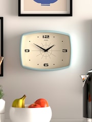 Jones Clocks Clear Blue Movie Wall Clock 25cm - Image 1 of 4