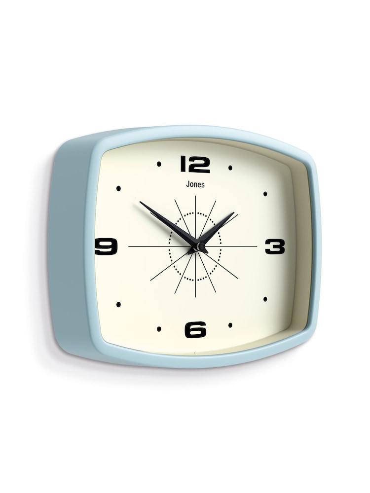 Jones Clocks Clear Blue Movie Wall Clock 25cm - Image 4 of 4