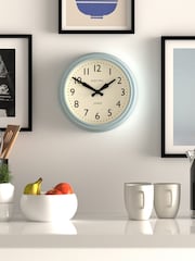 Jones Clocks Clear Blue Telecom Wall Clock 27cm - Image 1 of 4