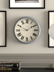 Jones Clocks French Navy Hackney Wall Clock 30cm - Image 1 of 4