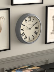 Jones Clocks French Navy Hackney Wall Clock 30cm - Image 2 of 4