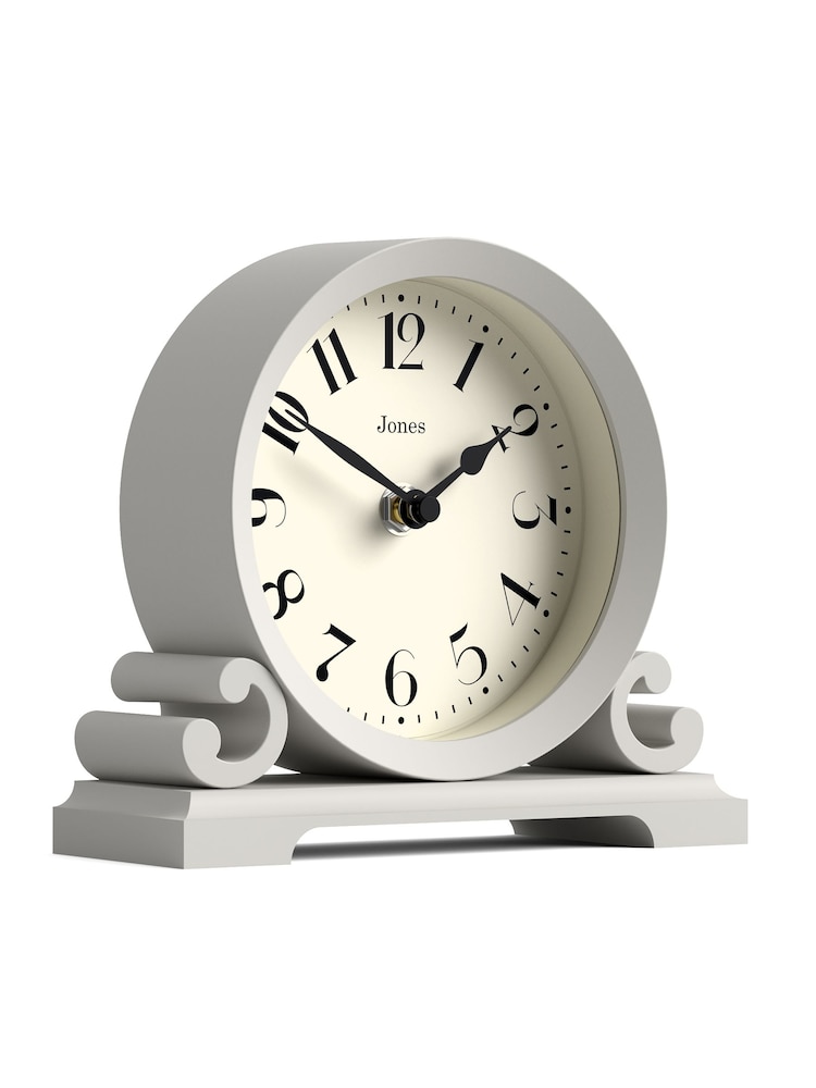 Jones Clocks Cloud Grey Saloon Mantel Clock - Image 4 of 4