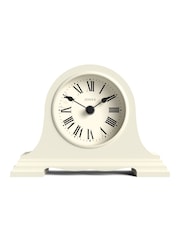 Jones Clocks Linen White Speakeasy Mantel Clock 25cm - Image 3 of 4