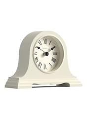 Jones Clocks Linen White Speakeasy Mantel Clock 25cm - Image 4 of 4