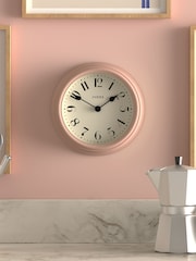 Jones Clocks Rose Pink Frieze Wall Clock 23cm - Image 1 of 4