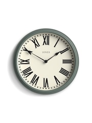 Jones Clocks Asparagus Green Hackney Wall Clock 30cm - Image 3 of 4