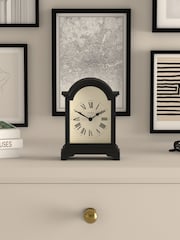 Jones Clocks Black Bistro Mantel Clock - Image 1 of 4