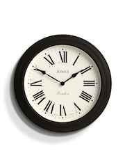 Jones Clocks Black Supper Club Wall Clock 40cm - Image 3 of 4