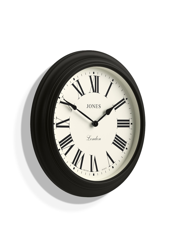 Jones Clocks Black Supper Club Wall Clock 40cm - Image 4 of 4