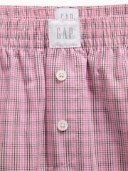 Gap Pink Check Poplin Pyjamas Bottoms - Image 5 of 5