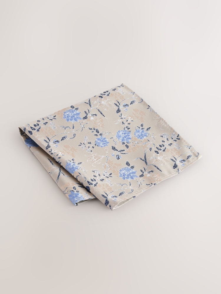 Blue Tie and Pocket Square Set - Image 2 of 5