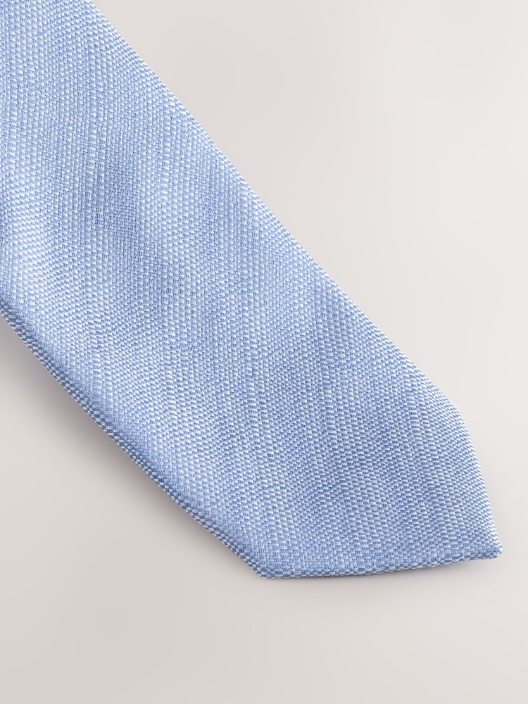 Blue Tie and Pocket Square Set - Image 3 of 5