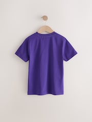Purple Regular Fit Short Sleeve T-Shirt (3-16yrs) - Image 2 of 4