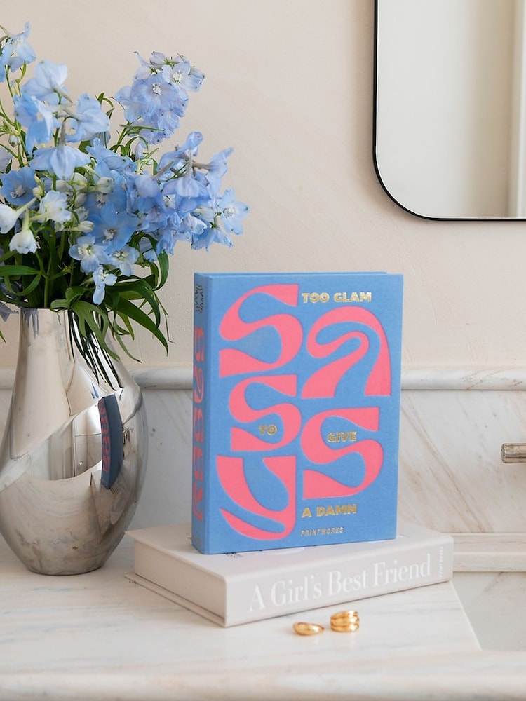 PRINTWORKS Blue Sassy Jewellery Box - Image 1 of 6 PRINTWORKS Blue Sassy Jewellery Box - Image 1 of 6