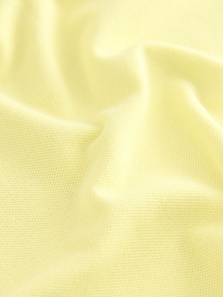 Light Yellow Short Sleeve Polo Shirt (3-16yrs) - Image 4 of 4
