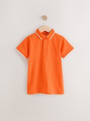Orange Short Sleeve Polo Shirt (3-16yrs) - Image 1 of 1